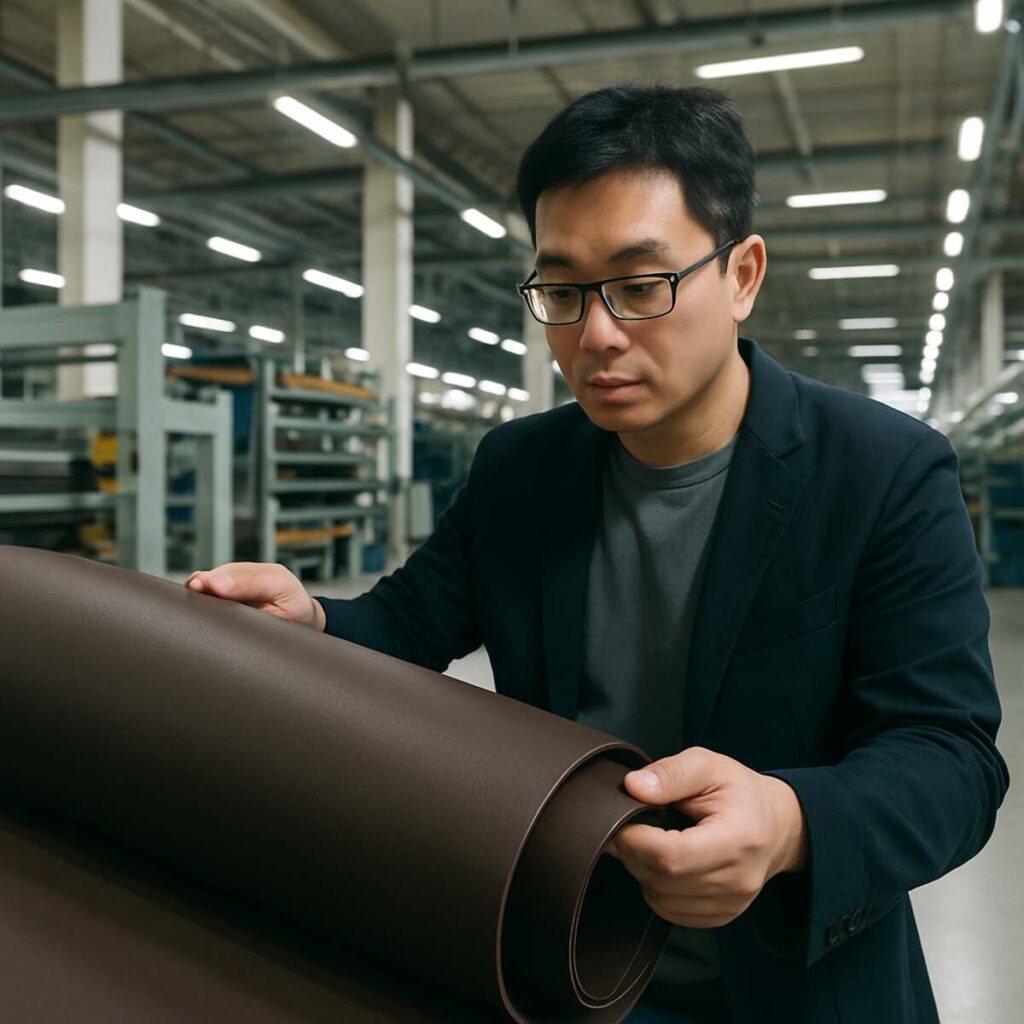 China faux leather supplier